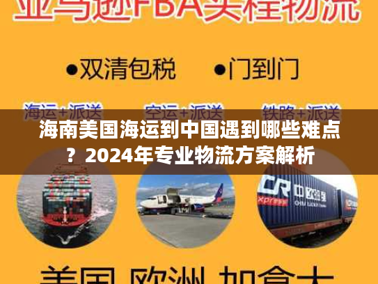 海南美国海运到中国遇到哪些难点？2024年专业物流方案解析