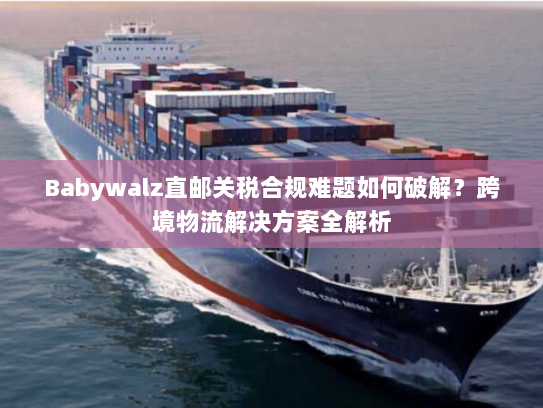 Babywalz直邮关税合规难题如何破解？跨境物流解决方案全解析