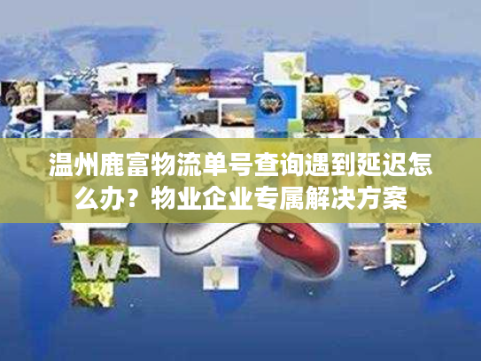 温州鹿富物流单号查询遇到延迟怎么办？物业企业专属解决方案