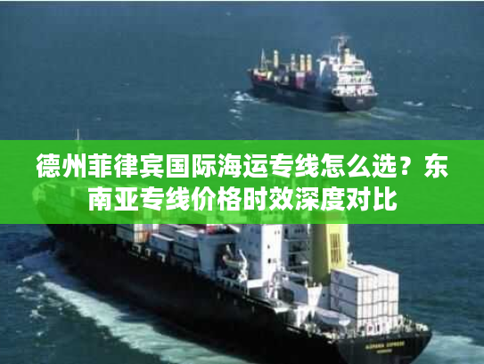 德州菲律宾国际海运专线怎么选？东南亚专线价格时效深度对比