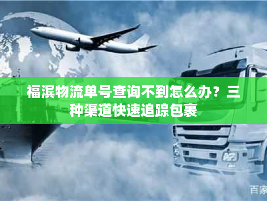 福滨物流单号查询不到怎么办?三种渠道快速追踪包裹 福滨物流单号查询不到怎么办?三种渠道快速追踪包裹