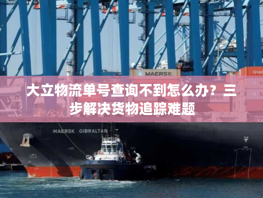 大立物流单号查询不到怎么办？三步解决货物追踪难题