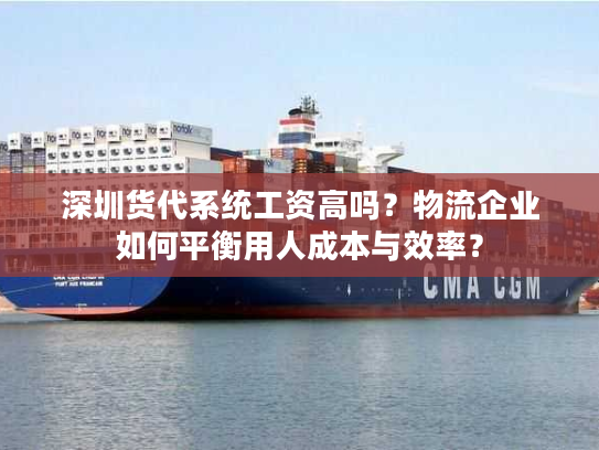 深圳货代系统工资高吗？物流企业如何平衡用人成本与效率？