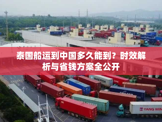 泰国船运到中国多久能到？时效解析与省钱方案全公开
