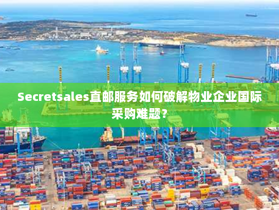 Secretsales直邮服务如何破解物业企业国际采购难题？
