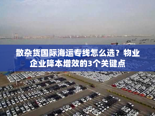 散杂货国际海运专线怎么选?物业企业降本增效的3个关键点 散杂货国际海运专线怎么选?物业企业降本增效的3个关键点