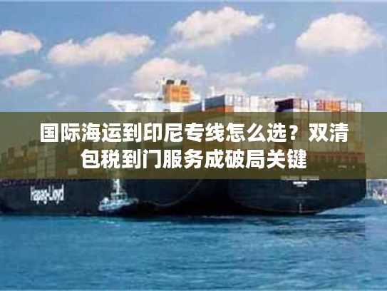 国际海运到印尼专线怎么选？双清包税到门服务成破局关键