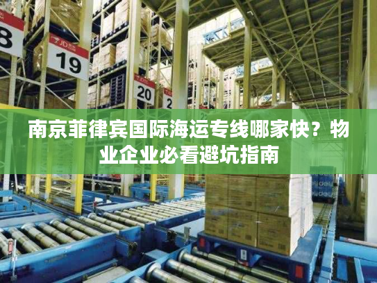 南京菲律宾国际海运专线哪家快？物业企业必看避坑指南