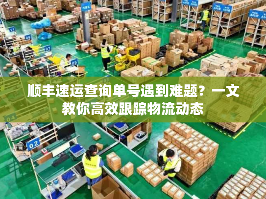 顺丰速运查询单号遇到难题？一文教你高效跟踪物流动态