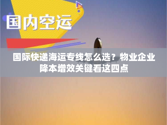 国际快递海运专线怎么选？物业企业降本增效关键看这四点