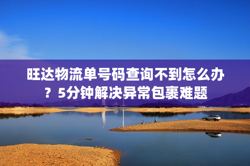 旺达物流单号码查询不到怎么办?5分钟解决异常包裹难题 旺达物流单号码查询不到怎么办?5分钟解决异常包裹难题