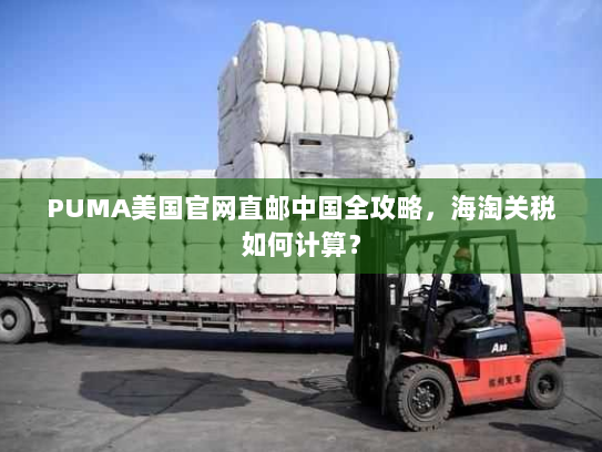 PUMA美国官网直邮中国全攻略，海淘关税如何计算？
