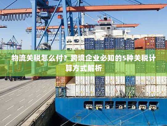 物流关税怎么付?跨境企业必知的5种关税计算方式解析 物流关税怎么付?跨境企业必知的5种关税计算方式解析