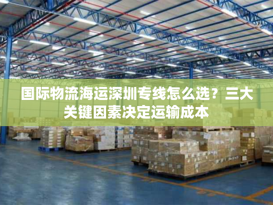 国际物流海运深圳专线怎么选？三大关键因素决定运输成本
