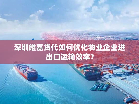 深圳维嘉货代如何优化物业企业进出口运输效率？