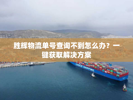 胜辉物流单号查询不到怎么办？一键获取解决方案