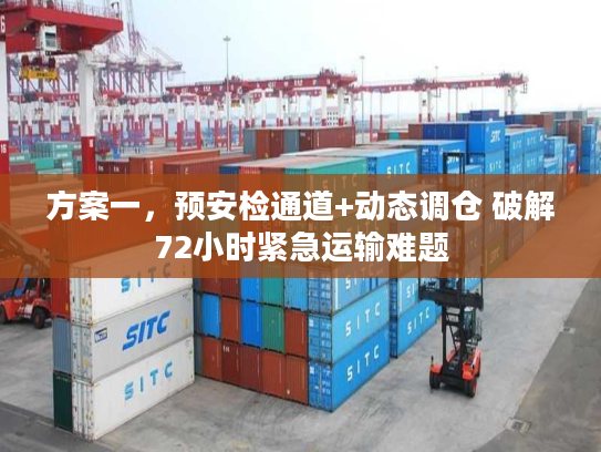 方案一，预安检通道+动态调仓 破解72小时紧急运输难题