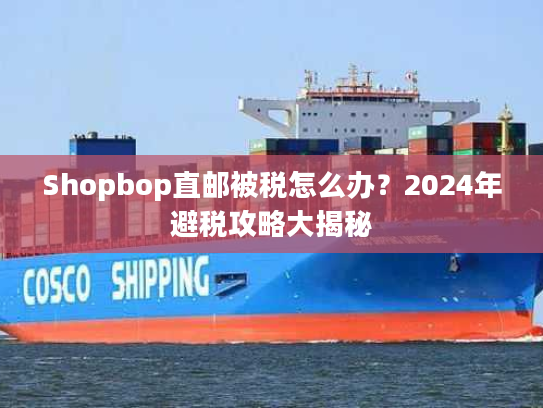 Shopbop直邮被税怎么办？2024年避税攻略大揭秘
