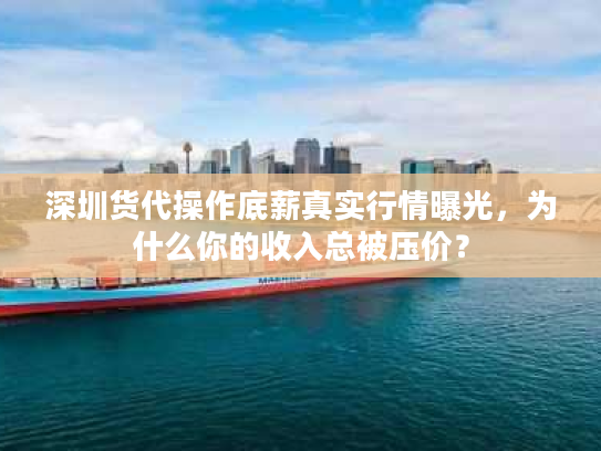 深圳货代操作底薪真实行情曝光，为什么你的收入总被压价？
