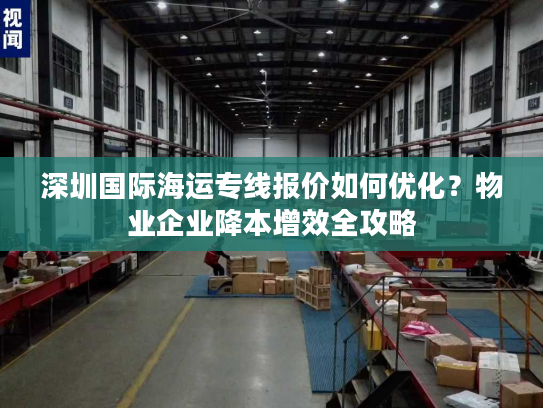 深圳国际海运专线报价如何优化？物业企业降本增效全攻略
