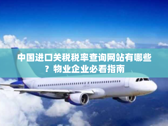 中国进口关税税率查询网站有哪些？物业企业必看指南