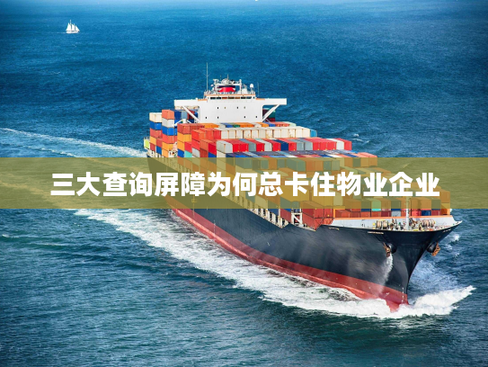 三大查询屏障为何总卡住物业企业