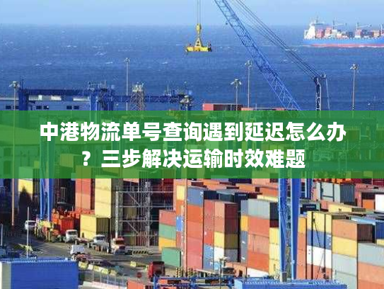 中港物流单号查询遇到延迟怎么办？三步解决运输时效难题