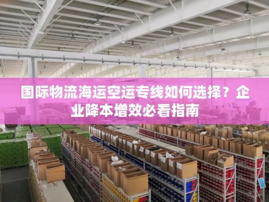 国际物流海运空运专线如何选择？企业降本增效必看指南