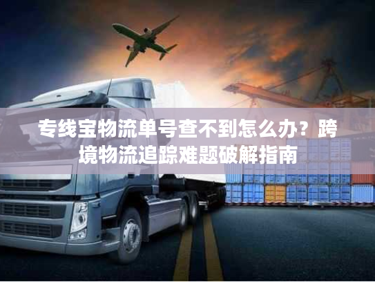 专线宝物流单号查不到怎么办?跨境物流追踪难题破解指南 专线宝物流单号查不到怎么办?跨境物流追踪难题破解指南
