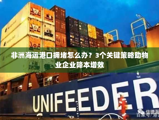 非洲海运港口拥堵怎么办？3个关键策略助物业企业降本增效