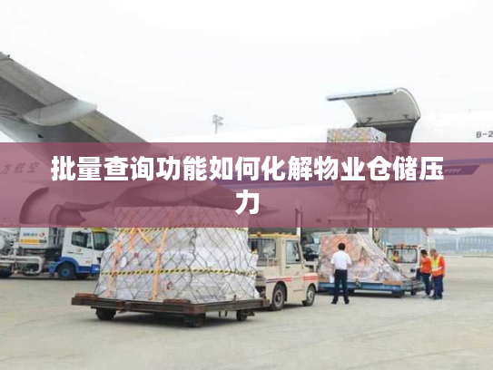 批量查询功能如何化解物业仓储压力