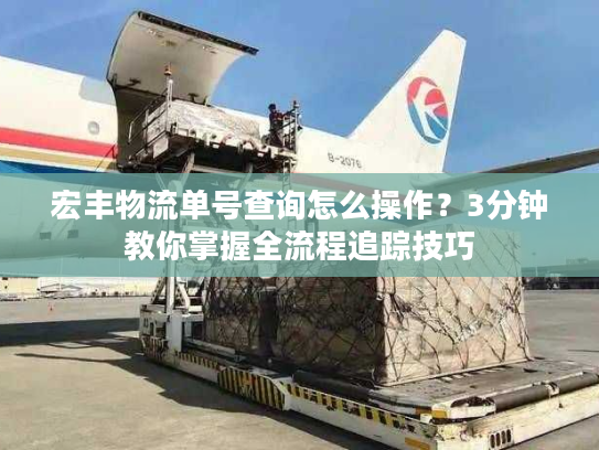 宏丰物流单号查询怎么操作？3分钟教你掌握全流程追踪技巧