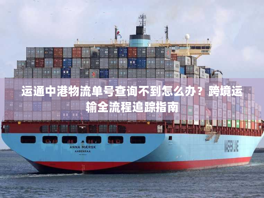运通中港物流单号查询不到怎么办?跨境运输全流程追踪指南 运通中港物流单号查询不到怎么办?跨境运输全流程追踪指南