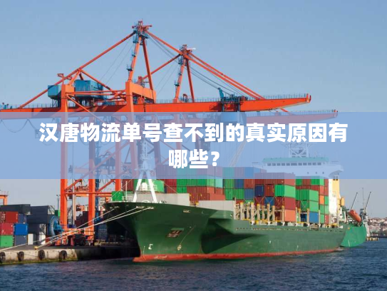汉唐物流单号查不到的真实原因有哪些？