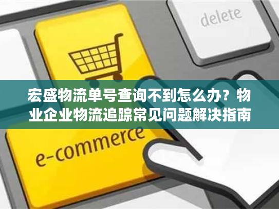 宏盛物流单号查询不到怎么办？物业企业物流追踪常见问题解决指南