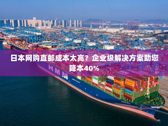 日本网购直邮成本太高？企业级解决方案助您降本40%