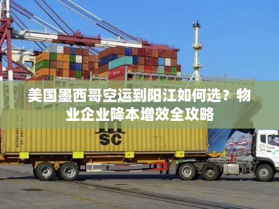 美国墨西哥空运到阳江如何选？物业企业降本增效全攻略