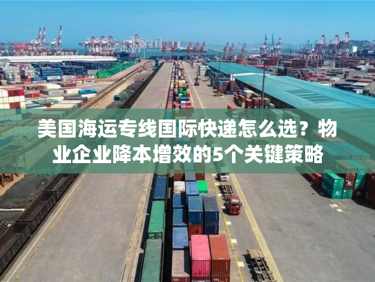 美国海运专线国际快递怎么选？物业企业降本增效的5个关键策略