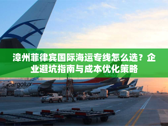 漳州菲律宾国际海运专线怎么选？企业避坑指南与成本优化策略