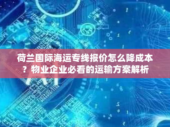 荷兰国际海运专线报价怎么降成本？物业企业必看的运输方案解析