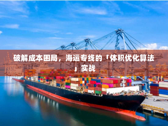 破解成本困局，海运专线的「体积优化算法」实战