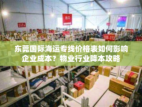 东莞国际海运专线价格表如何影响企业成本？物业行业降本攻略