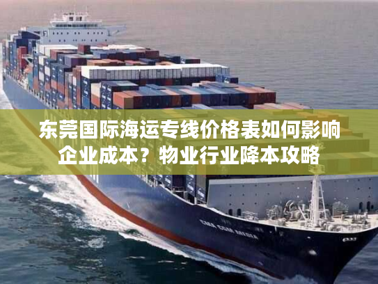 东莞国际海运专线价格表如何影响企业成本？物业行业降本攻略