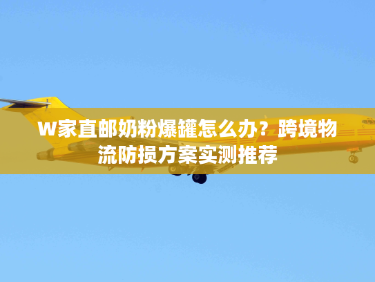 W家直邮奶粉爆罐怎么办？跨境物流防损方案实测推荐