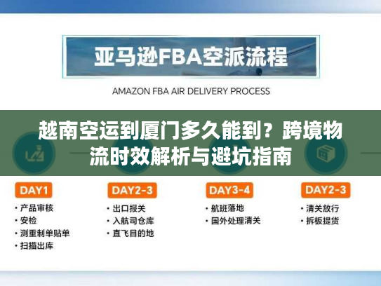 越南空运到厦门多久能到？跨境物流时效解析与避坑指南