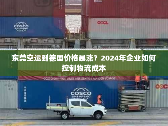 东莞空运到德国价格暴涨？2024年企业如何控制物流成本