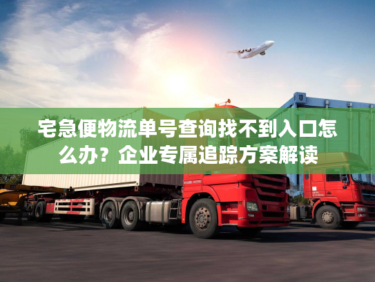 宅急便物流单号查询找不到入口怎么办？企业专属追踪方案解读