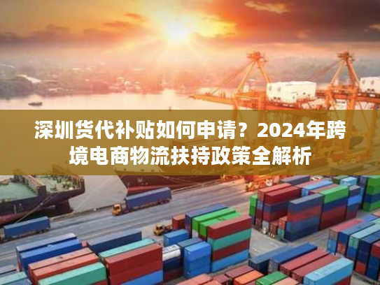 深圳货代补贴如何申请？2024年跨境电商物流扶持政策全解析