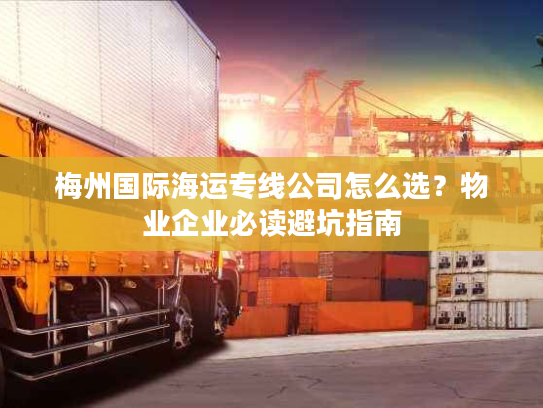 梅州国际海运专线公司怎么选？物业企业必读避坑指南