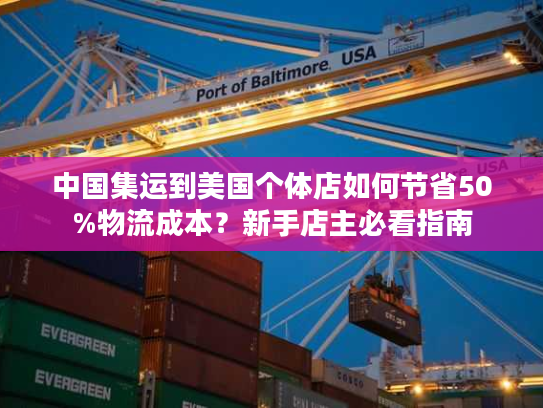 中国集运到美国个体店如何节省50%物流成本？新手店主必看指南